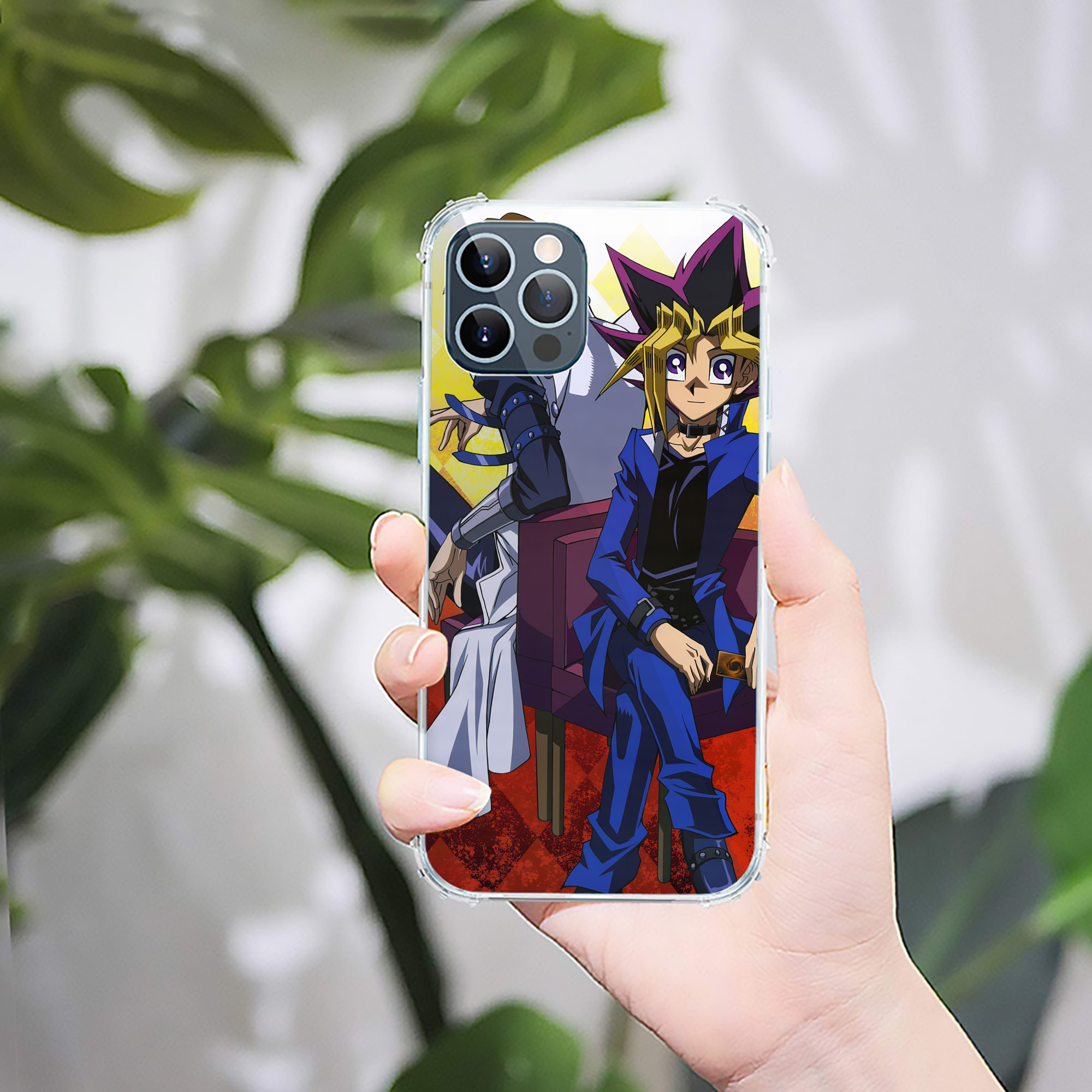 （画像用） 遊☆戯☆王 Yu-Gi-Oh! 【iPhone 12シリーズ対応】透明スマホケース（クリアソフトケース）